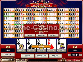 50-line Jacks Or Better en Cameo Casino