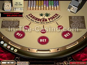Caribbean Poker en Cameo Casino