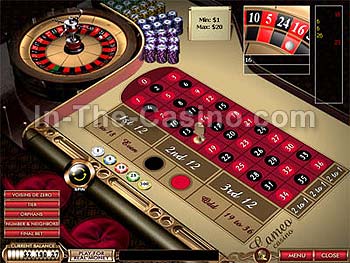 European Roulette en Cameo Casino