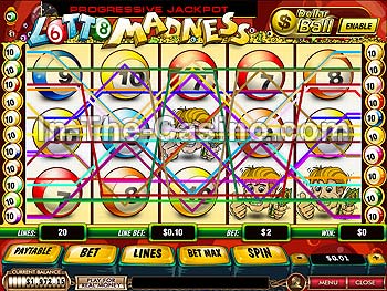 Lotto Madness en Cameo Casino