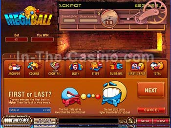 Megaball en Cameo Casino