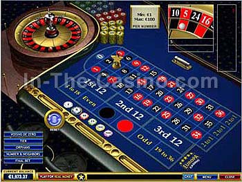 European Roulette en Europa Casino