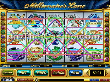 Millionaire's Lane en Europa Casino
