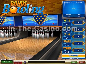 Bonus Bowling en Tropez Casino