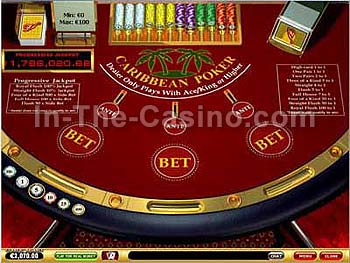 Caribbean Poker en Vegas Red Casino