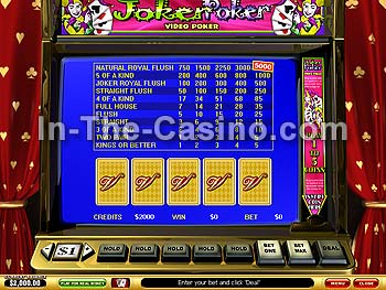 Joker Poker en Vegas Red Casino