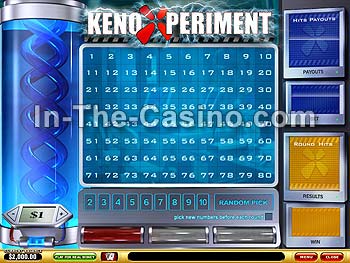 Keno Xperiment en Vegas Red Casino
